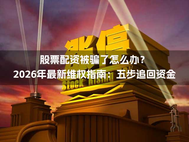 股票配资被骗了怎么办？2026年最新维权指南：五步追回资金，附报警流程与真实案例